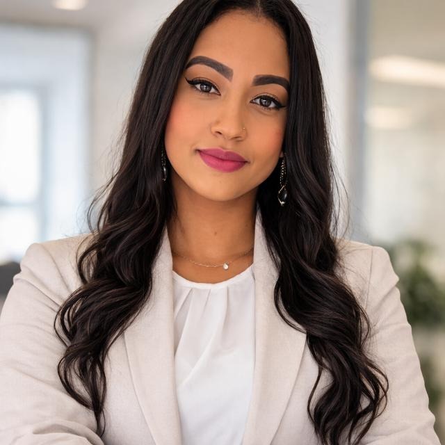 Retrato de Cleciana Silva, VP da GCDL LUX GROUP
